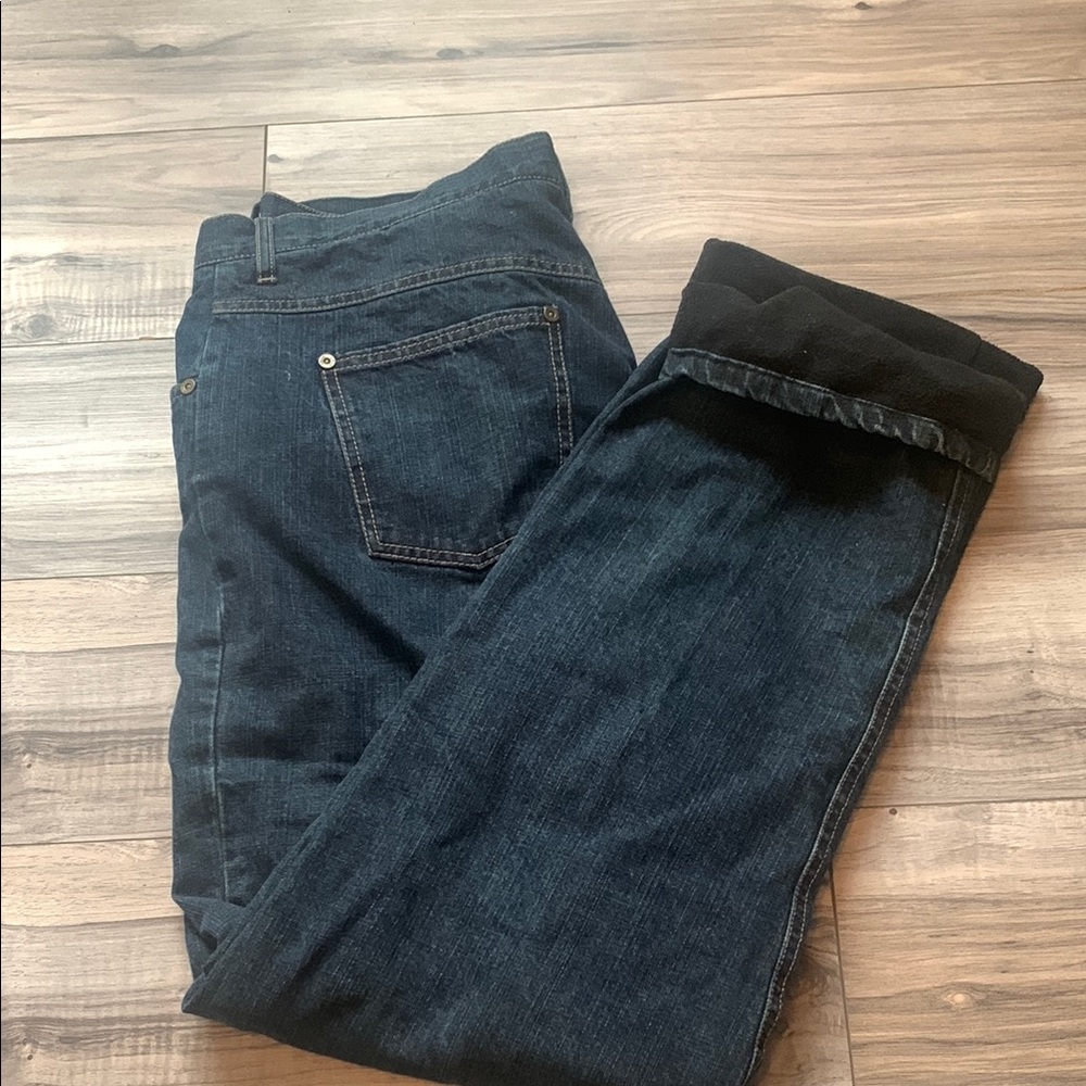 Woolrich Women's fleece lined Denim Jeans 12